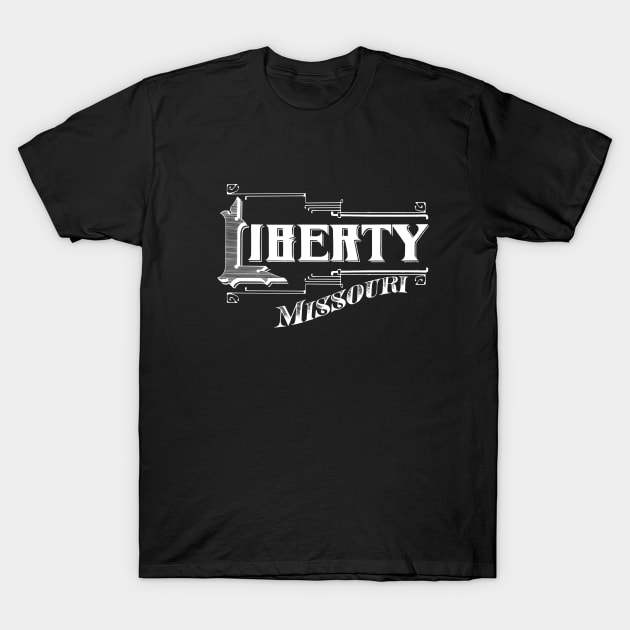 Vintage Liberty, MO T-Shirt by DonDota